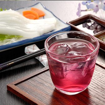 居酒屋定番【赤しそハイ】 さっぱり美味しい!しかもヘルシーな赤しそ