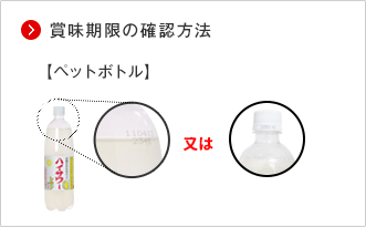 賞味期限の確認方法