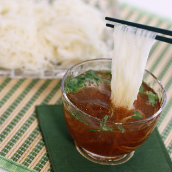 驚き！美味しすぎ【シュワっとレモンそうめん】　ハイサワーレモンで麺つゆ割るだけ